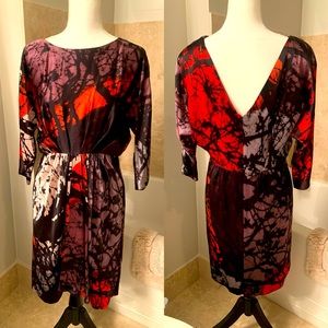 Tibi Silk Abstract Dress